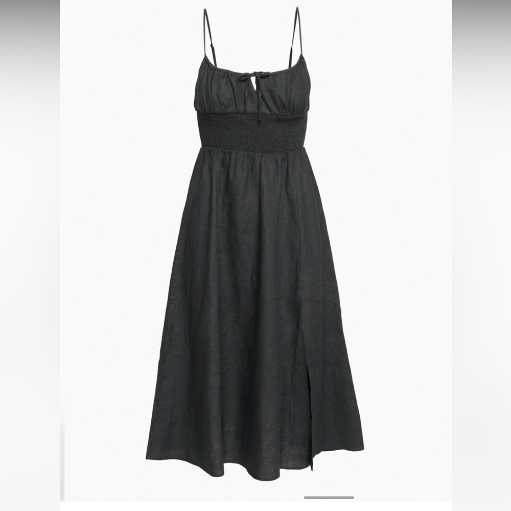Aritzia Wilfred Midi Linen Dress
